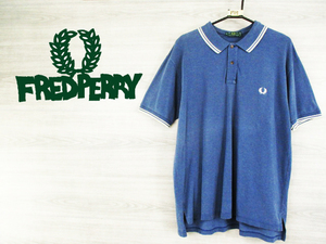 FREDPERRY●フレッドペリー＜ワンポイントロゴ刺繍・ポロシャツ＞●M1715y