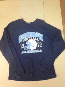 長袖Ｔシャツ　紺　GRIDIRON 1972 ALL AMERICAN 32