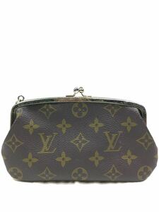 ルイヴィトン　モノグラム　がま口　コインケースLOUIS VUITTON