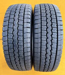 森商会 冬No. 003佐賀発 送料無料! 2本set 195/75R15109/107L LT WINTERMAXX LT03 STUDLESS 2018 10mm MAXXスタッドレス DUNLOP ダンロップ