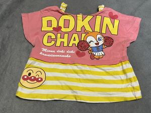 ドキンちゃん半袖Tシャツ90 アンパンマン