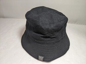 美品 CA4LA カシラ HK PAIL WOOL2/バケットハット/-/ウール/ブラック/メンズ/TAM02534