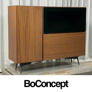 GB89 BoConcept LUGANO サイドボード/キャビネット 飾り棚 ボーコンセプト ルガーノ ウォールナット/神奈川県秦野市