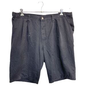 Dickies ワークショートパンツ W42 ディッキーズ ビッグサイズ ブラック 古着卸 アメリカ仕入 2409-377