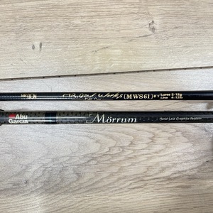 釣竿 2本セット 【中古】 MR.DON Works MWS61 アブガルシア Morrum MLC601M バス釣り ベイトロッド ABU / 55952