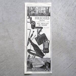 HERMES エルメス 1925年 フランス アンティーク 広告 ヴィンテージ レア コレクション インテリア PARIS フレンチ ポスター 稀少 