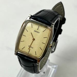 【至極の逸品】 実働 SEIKO Dolce 9530-5030 セイコー ドルチェ アナログ 文字盤 ゴールド レザーベルト メンズ 腕時計 ウォッチ 稼働品