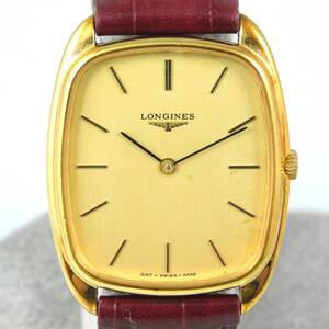 稼働〇 ロンジン L847.4 手巻 ゴールド メンズ 腕時計 LONGINES