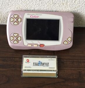 WonderSwan ワンダースワンカラー本体 WSC-001ファイナルファンタジーソフト 動作未確認