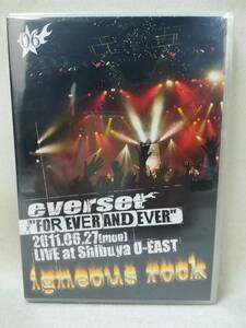 DVD ※未開封品『everset / igneous rock』邦楽/ロック/ESV-002/エヴァセ/緋村剛/近藤彩人/ s2702