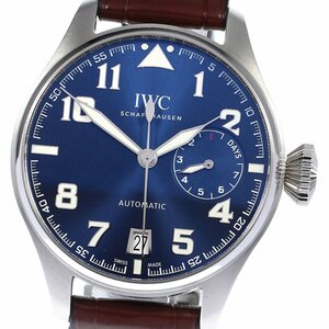 IWC IWC SCHAFFHAUSEN IW5000908 ビッグパイロットウォッチ プティ・プランス 世界1000本限定 自動巻き メンズ 美品 保証書付き_807328