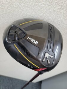 130503。PRGR プロギア RED ドライバー 1W/10.5° M-37 カバー付