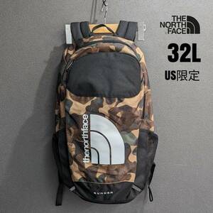 希少!人気!!【日本未発売】THE NORTH FACE ノースフェイス バックパック リュック カモフラ 黒 メンズ アメリカ US限定 ハーフドーム 