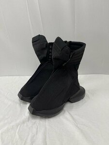 RICK OWENS リック・オウエンス 2022ss Rick Shoes Fashion Horseshoe Boots レザー ブーツ ブラック 希少 中古 EU43