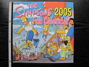 The Simpsons 2005 FAN CALENDAR by Matt Groening アニメ ザ・シンプソンズ カレンダー