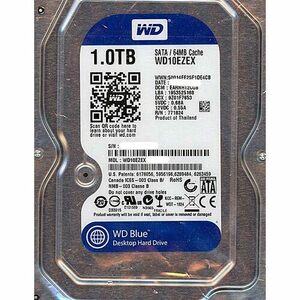 Western Digital製HDD WD10EZEX 1TB SATA600 7200 [管理:2034543]