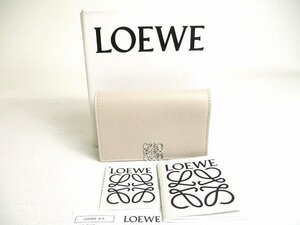 【未使用保管品】 ロエベ LOEWE アナグラム ペブルグレインカーフ カードケース 名刺入れ カードホルダー メンズ レディース