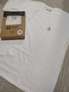 新品 未使用 Munsingwear マンシング フルーツオブザルーム 半袖 Tシャツ 2枚組 XL スーパープレミアムコットン ホワイト 白