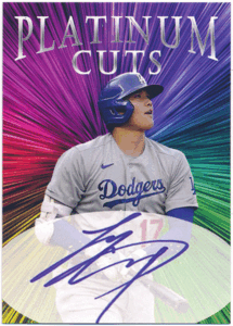 ☆ 大谷翔平 MLB Platinum Cuts 1000枚限定 Limited Edition of 1000 Dodgers ドジャース プリントサイン Shohei Ohtani