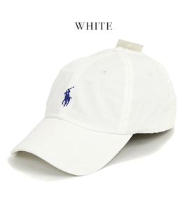 新品 アウトレット K958 ベースボール キャップ ロゴ polo ralph lauren ポロ ラルフ ローレン ポニー WHITE