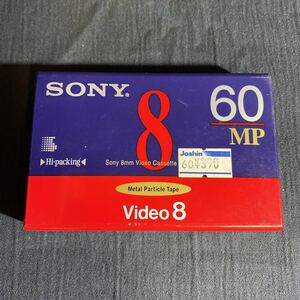 【未使用】SONY 8mm ビデオ カセット ビデオカセット ビデオテープ P6-60MP Hi-packing Video8 ソニー
