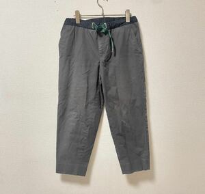 Kolor 定番　　テーパードパンツ　ベルト　グレー　1 検)comoli sacai sunsea comme des garocns yaeca auralee dairiku sugarhill