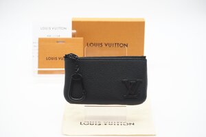 ☆安心の３大保証☆ ABランク ≪LOUIS VUITTON ルイ ヴィトン/コインケース≫ M81031 LV アエログラム ポシェット クレ ブラック 送料無料