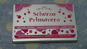 アイドルマスター シンデレラガールズ 名刺 名刺ケース Scherzo Primavera 非売品 プライズ 未使用 美品 THE IDOLM@STER ★送料120円～