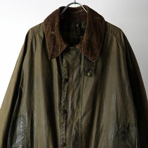 90s UK製 バブアー ビューフォート オイルジャケット カーキ C42程度 / Barbour BEAUFORT 3ワラント 90s ヴィンテージ イングランド製