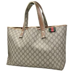 GUCCI グッチ トートバッグ シェリーライン GGキャンバス　PVC 大容量