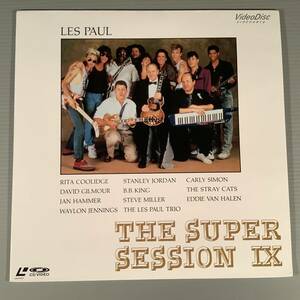 LD(レーザー)■レス・ポールTHE SUPER SESSION |X ※B.B.KING,ストレイ・キャッツ,エディー・ヴァン・ヘイレン,他■良好品！