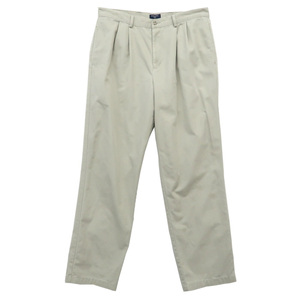 古着 ドッカーズ DOCKERS チノパンツ スラックス ツータック ベージュ サイズ表記：W36L34　gd39184