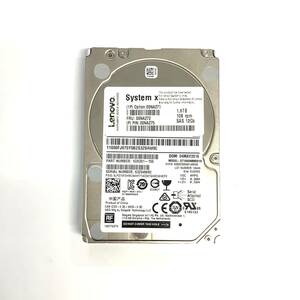 K6052163 IBM(Lenovo) 1.8TB SAS 10K 2.5インチ HDD 1点【中古動作品】