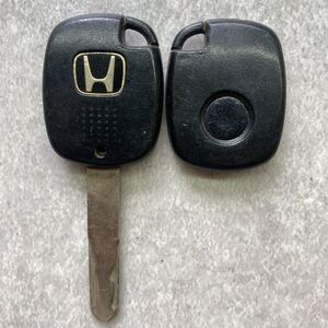 ホンダ HONDA 純正 キーレス 鍵 小 1ボタン 1B 緑基盤 黒ボタン 動作未確認 ボタン良好 バモス ライフ フィット アクティ モビリオ K50756