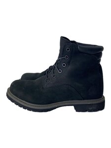 Timberland◆6ホールブーツ/23.5cm/BLK/スウェード/A17VM