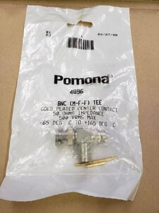 Pomona 4896 Bnc (M-F-F) TEE 50Ω　※未開封品※