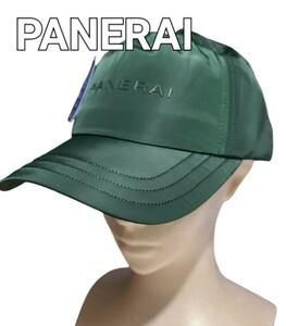 パネライ/PANERAI未使用 ロゴキャップColor グリーンSIZE ONE フリー素材コットン