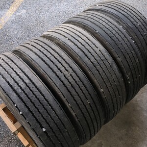 147☆サマータイヤ 5本 2017年製 約8分山 225/80R17.5 123/122L TOYO Hyparadial M125ZB