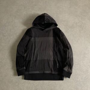 BLACK LABEL CRESTBRIDGE●代名詞！ビッグチェック柄デザイン パーカー●ブラックレーベル クレストブリッジ