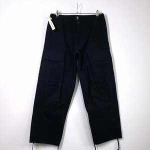 【美品】MOUNTAIN RESEARCH マウンテンリサーチ Cargo Pants W 3D Knees カーゴパンツ L ブラック 黒 IA5748