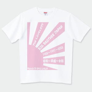 ☆Ls (Loveless) Loveless History T-SH (6.2オンス).COLOR：WHT×LIGHT PNK.SIZE：XS～3XL ≪即決商品≫☆