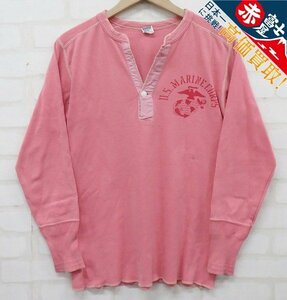 7T9322/TOYS McCOY U.S.MARINE CORP 長袖ヘンリーネックTシャツ トイズマッコイ