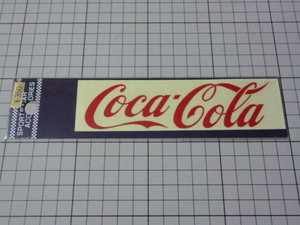 Coca-Cola ステッカー (切り文字/赤/137×37mm) Coca Cola コカ コーラ