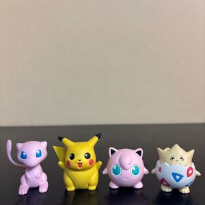 ポケモン けしゴム メイト AG 1999 中古品 全4種 ミュウ ピカチュウ プリン トゲピー フィギュア ポケットモンスター 組立 消しゴム