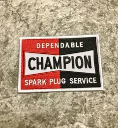 新品 CHAMPION SPARK PLUGS レーシング ワッペン