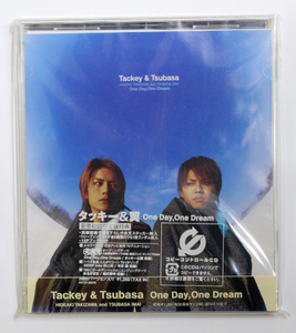 未開封 タッキー&翼 【One Day,One Dream】豪華初回限定盤 犬夜叉ステッカー トレーディングカード封入 12Pブックレット 滝沢秀明 今井翼