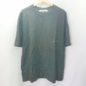 ◇ Calvin Klein Jeans カルバン クライン ジーンズ ブランドロゴあり 半袖 Ｔシャツ サイズXL ブラック メンズ E