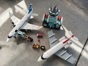 LEGO レゴ 飛行機 ジェット機2006年製 7893 7894 旅客機 空港 セット 色々まとめて 現状品 店