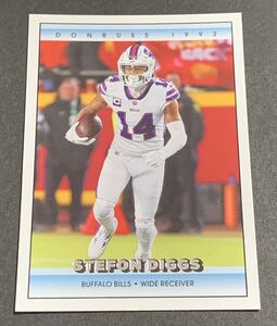 2022 Panini Donruss 1992 Stefon Diggs No.25 Buffalo Bills NFL ステフォン・ディグス ビルズ　インサート　パニーニ