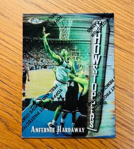 1998 Topps Finest Anfernee Hardaway w/ coating #274 Orlando Magic